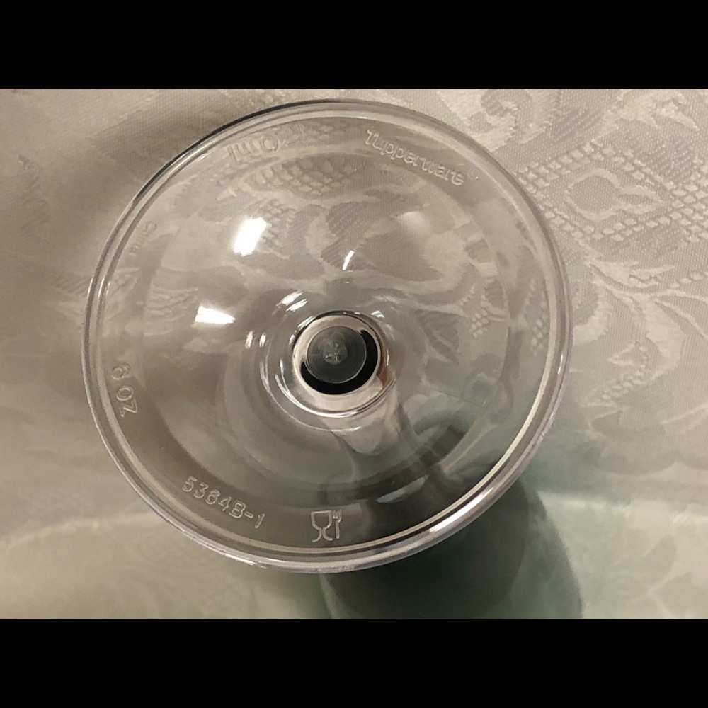 NEW!  Tupperware Sheerly Elegant Jeweltone Flutes - Picture 5 of 5
